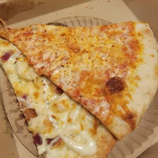 Cheese and chicken bacon ranch to go