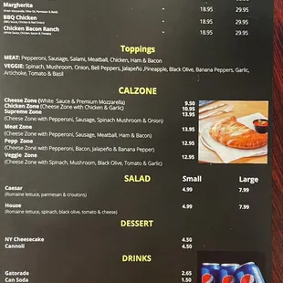 It&apos;s a menu.  Ever seen one?  Ha!