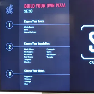 Menu from March 2024 (I'm so sorry this is blurry!!)