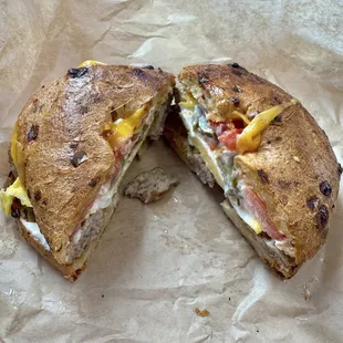 O'Dell (on GF Jalapeño Cheddar Bagel)