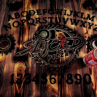 a can of soda and a clock