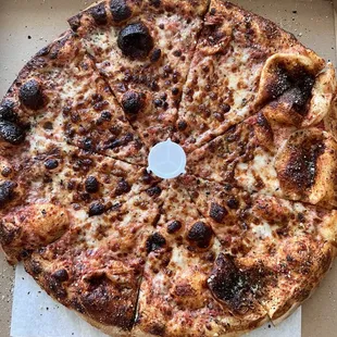 This is the &quot;lightly baked pizza I ordered&quot;.