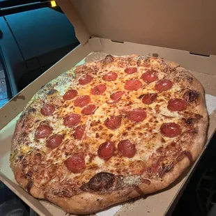 pizza, food