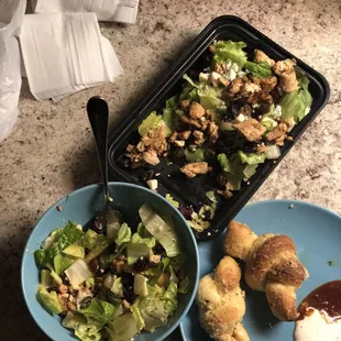 Garlic Knots  + small French Connection Salad