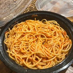 Spaghetti W/ meatballs