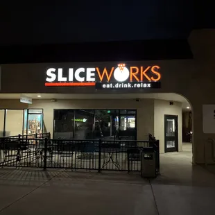 the outside of the store
