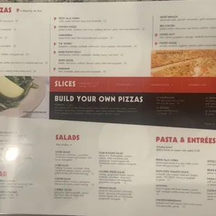 Menu (front)