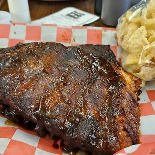 ribs, food, bbq ribs