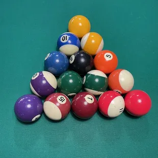 Pool balls