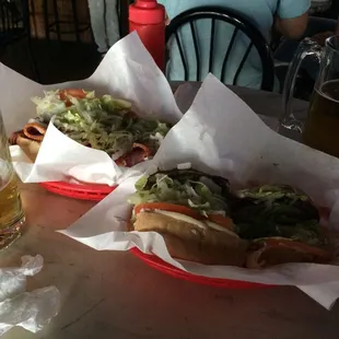 Subs are huge!