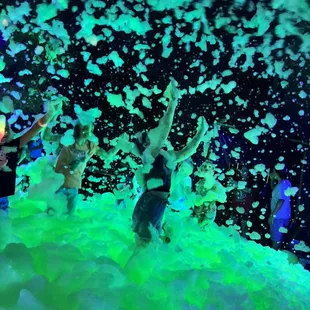 Glow foam!