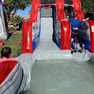 Water slide fun!