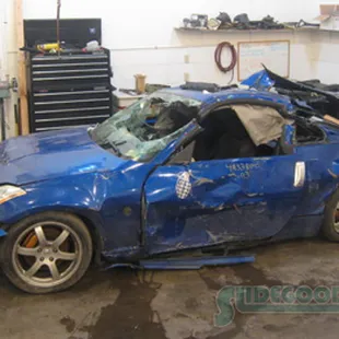 One of the worst Crashed Nissan 350z
