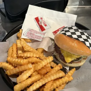 Single burger combo