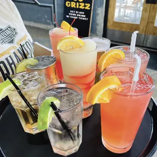 Grizzlies Game Day drink assortment