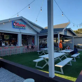Street view of restaurant front