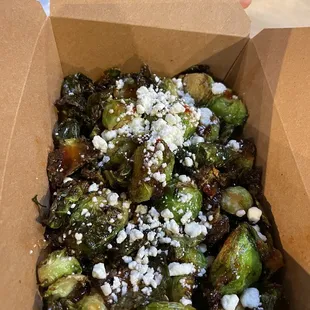 Crispy Brussel sprouts