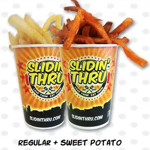 wo cups of fries