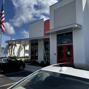 Front of restaurant