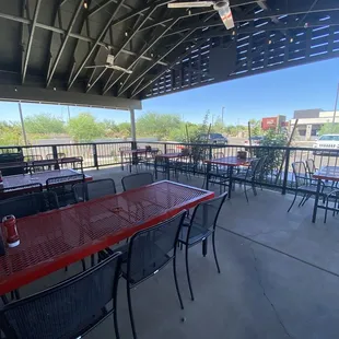 Outdoor sitting area