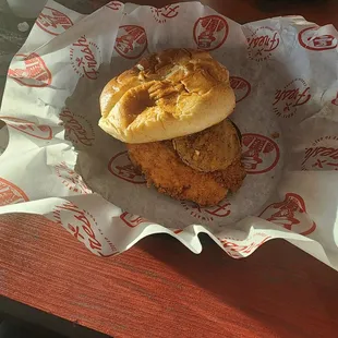 Dill chicken sandwich,  YUM!