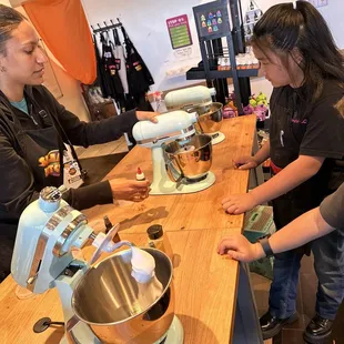 Kitchen Aide Blending Slime