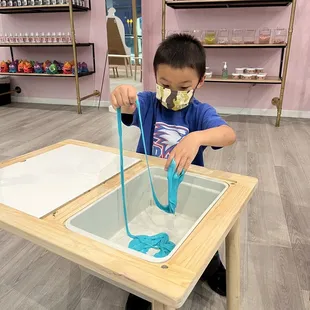 My boy having fun with it