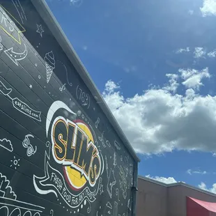 Drive thru mural
