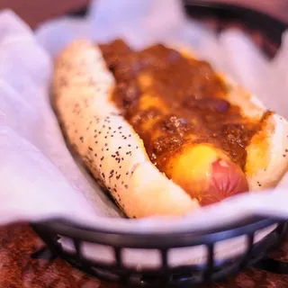 Jumbo Chili Cheese Dog (Non Halal)