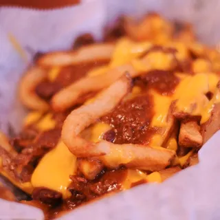 Curly Chili Cheese Fries (Non Halal)