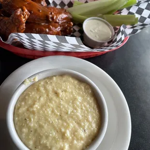 Wings and grits