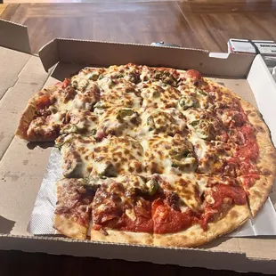 Pepperoni. Bacon. Jalapeño.