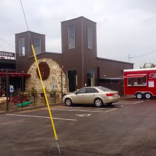 Parked right outside of Middleton Brewing