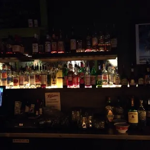 Amazing selection for their bar.