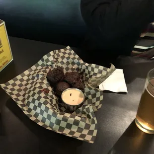 The fritters are delicious