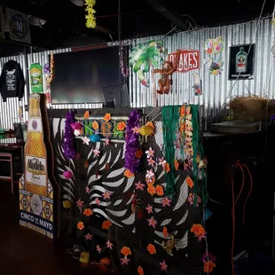 a variety of items in a room