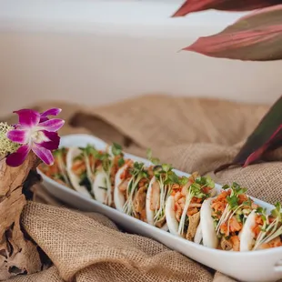 Marinated Bean Curd Bao (Photo by Jen Rocha Photography)