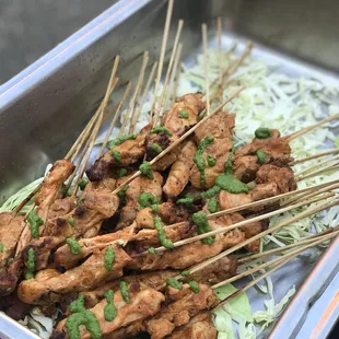 Grilled Tandoori Chicken Skewers