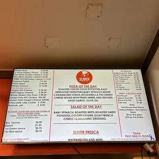 Menu 9/7/2024