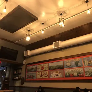 interior, sushi and sashimi