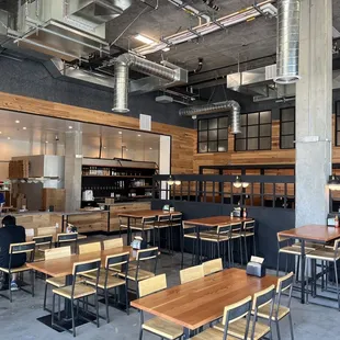 the dining area
