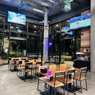 tables and televisions