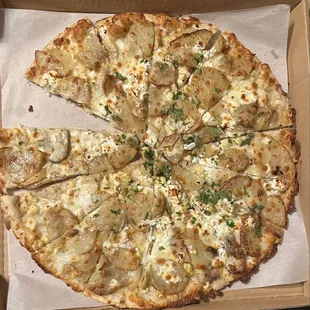 Potato and corn with cilantro and lime