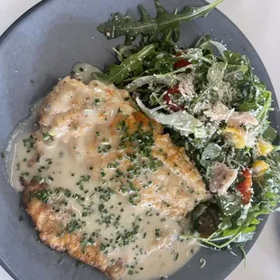 Truffle Fries Chicken Paillard