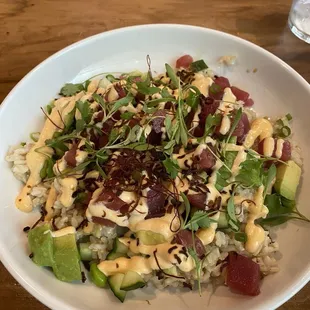 Ahi Tuna Poke Bowl
