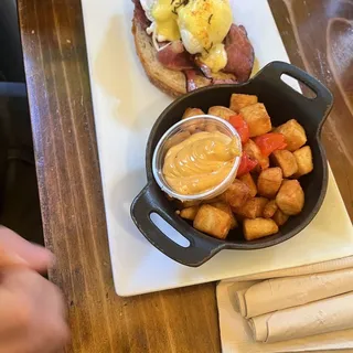 Pork Shoulder Eggs Benedict