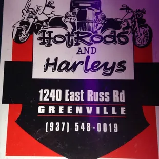 a sign for a motorcycle shop