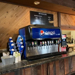 Self serve fountain machines with NO FREE REFILLS