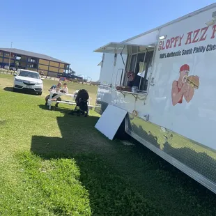Sloppy as food truck by Stewart beach and the RV park