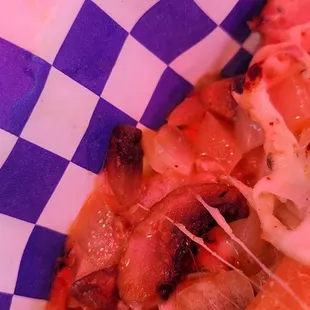 Pool of grease because cook didn't drain meat before making the sandwhich